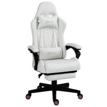 Plain white gaming discount chair